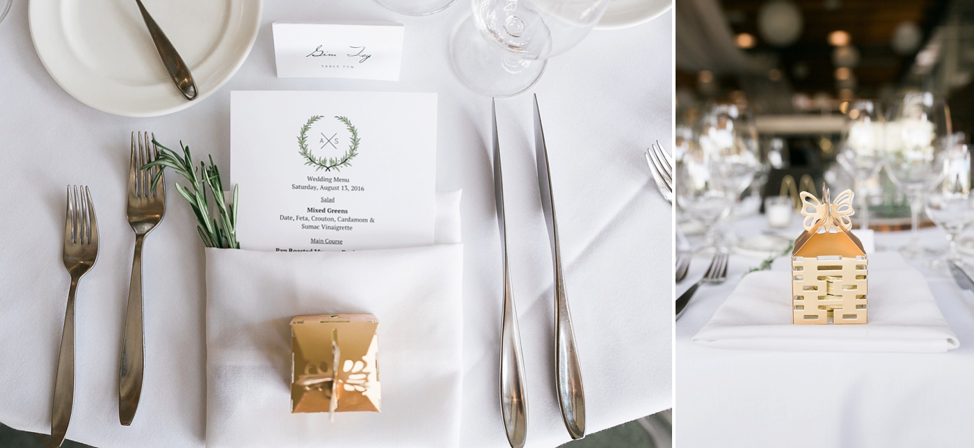 Chinese inspired double happiness wedding favors