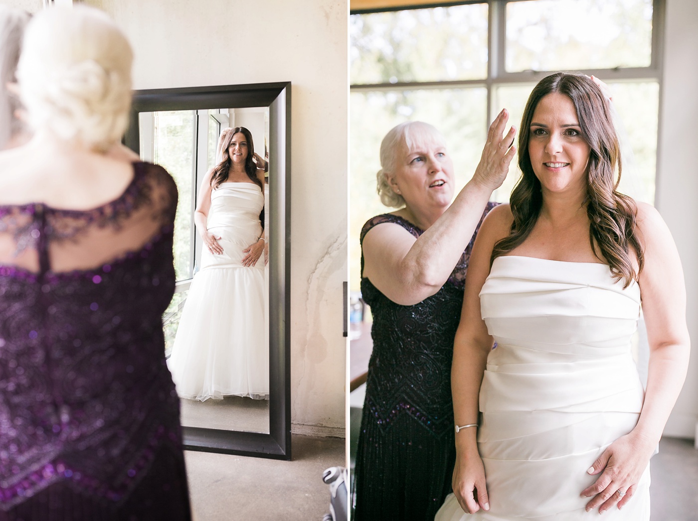 Mother and Daughter wedding day