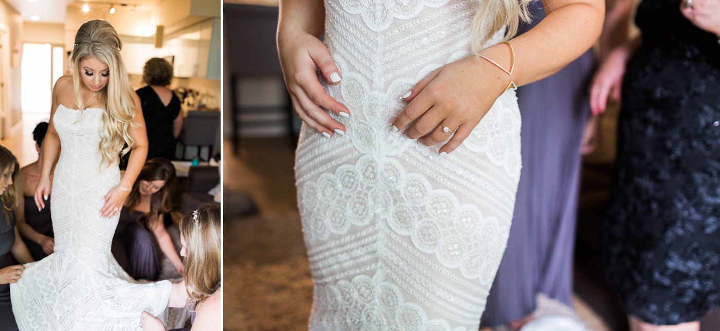 Seattle Bride getting ready