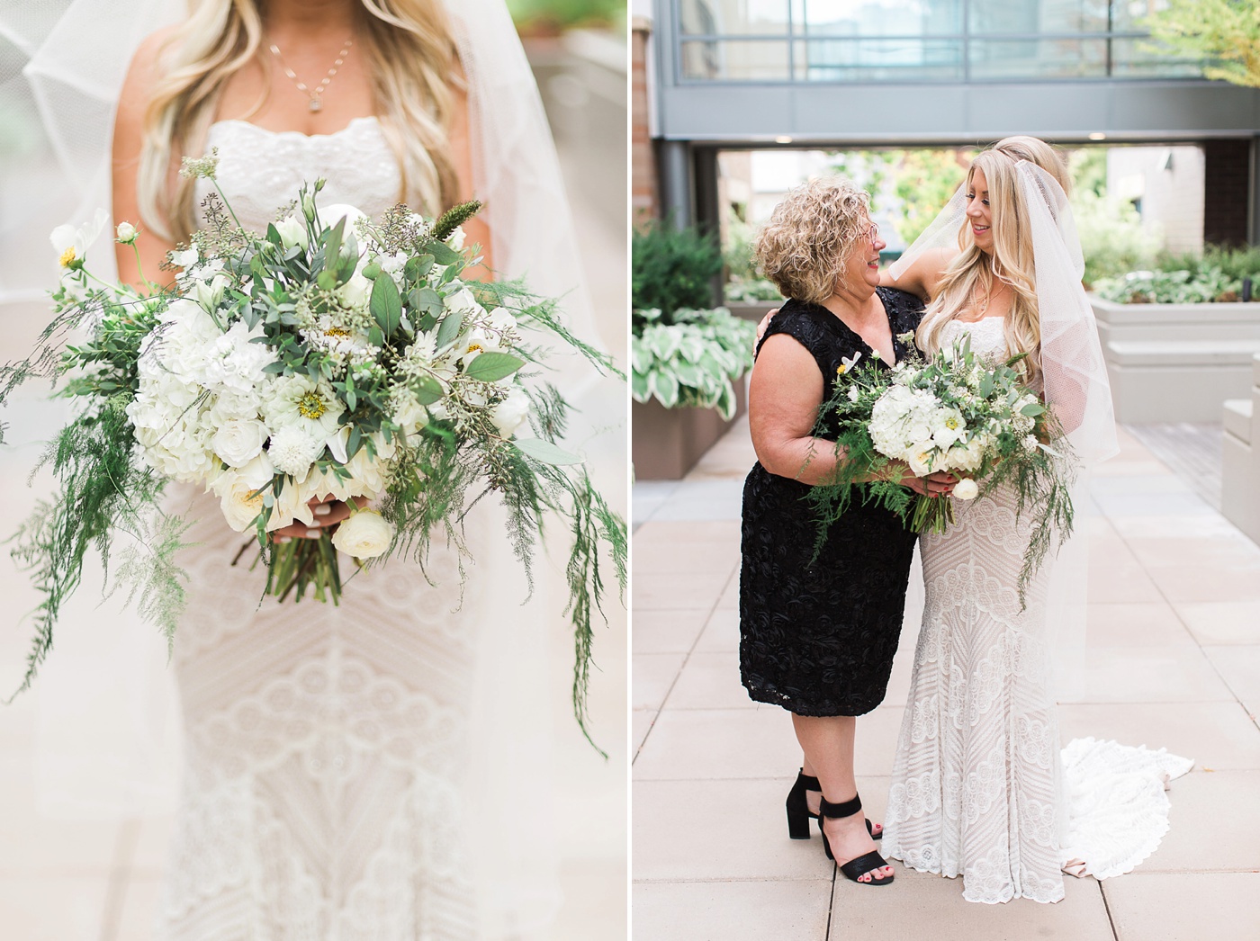 Seattle Bride with Fleurt florist bouquet