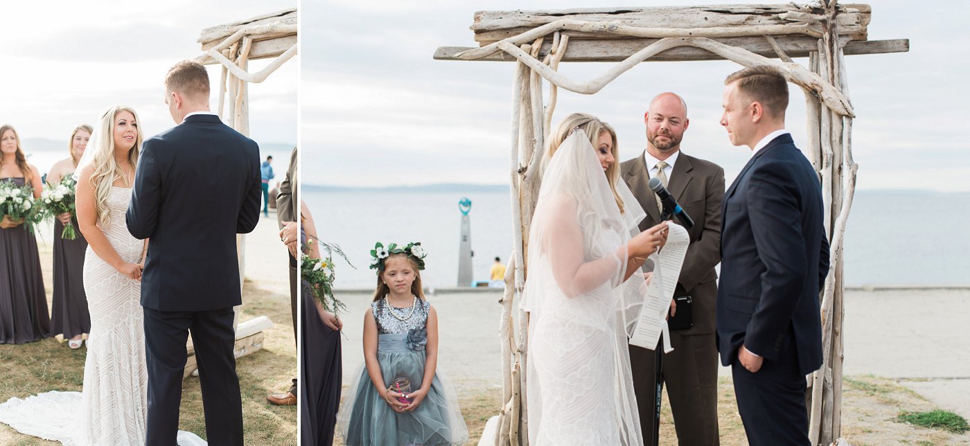 Seattle Wedding At Alki Beach West Seattle Www Huoychen Com