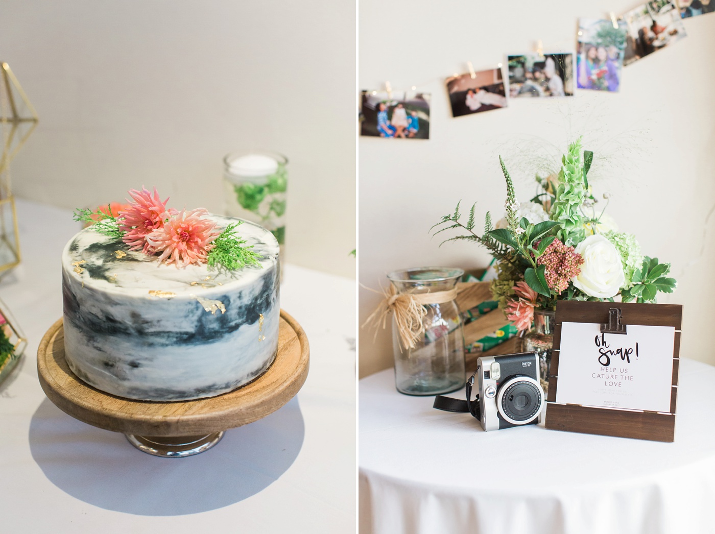 Deep Sea Sugar and Salt Wedding Cakes