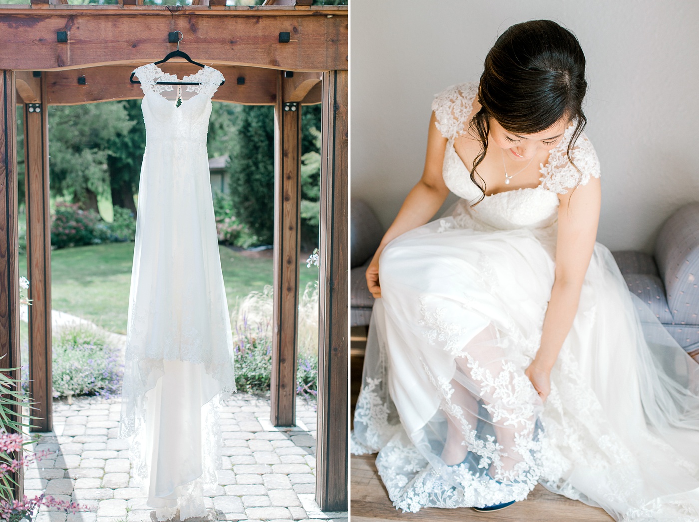 Seattle bride preparations