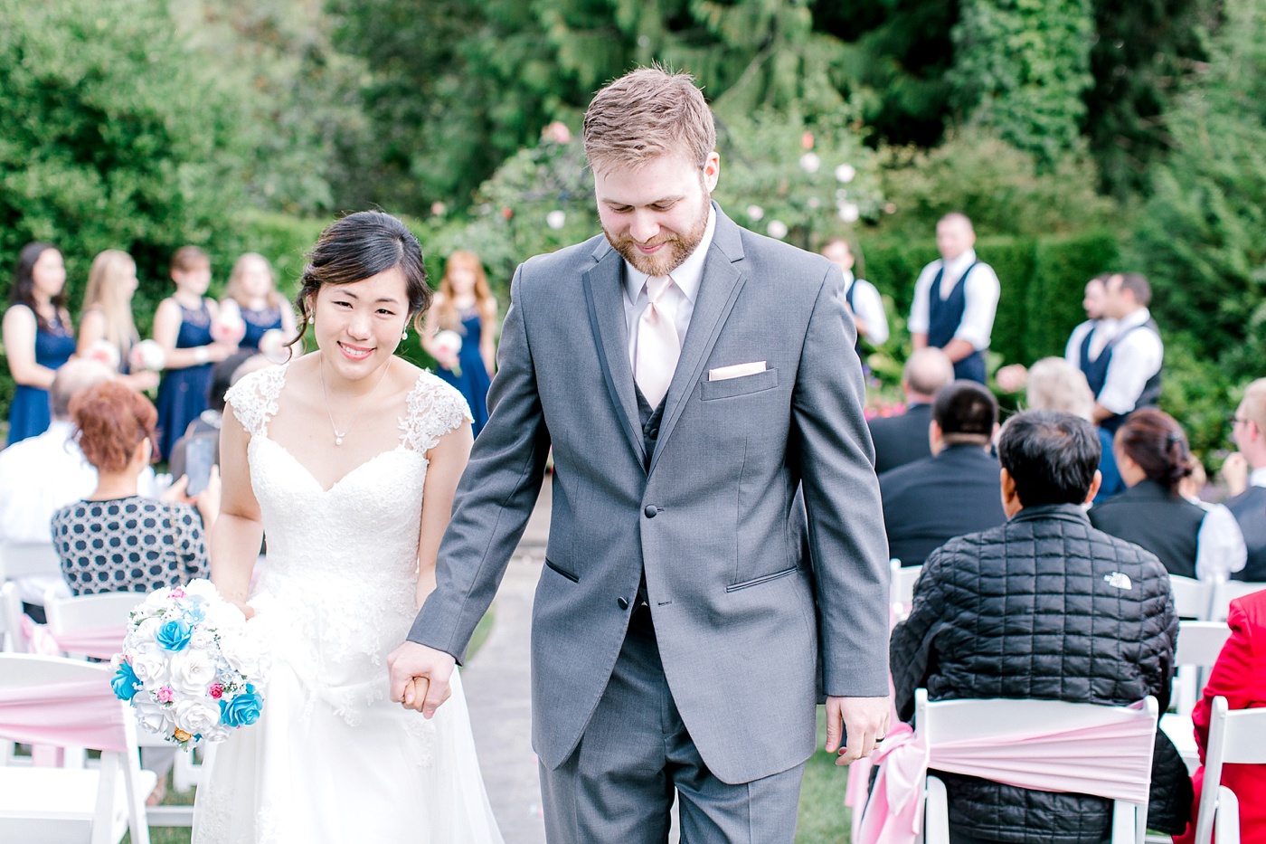 Seattle Wedding Ceremony recessional