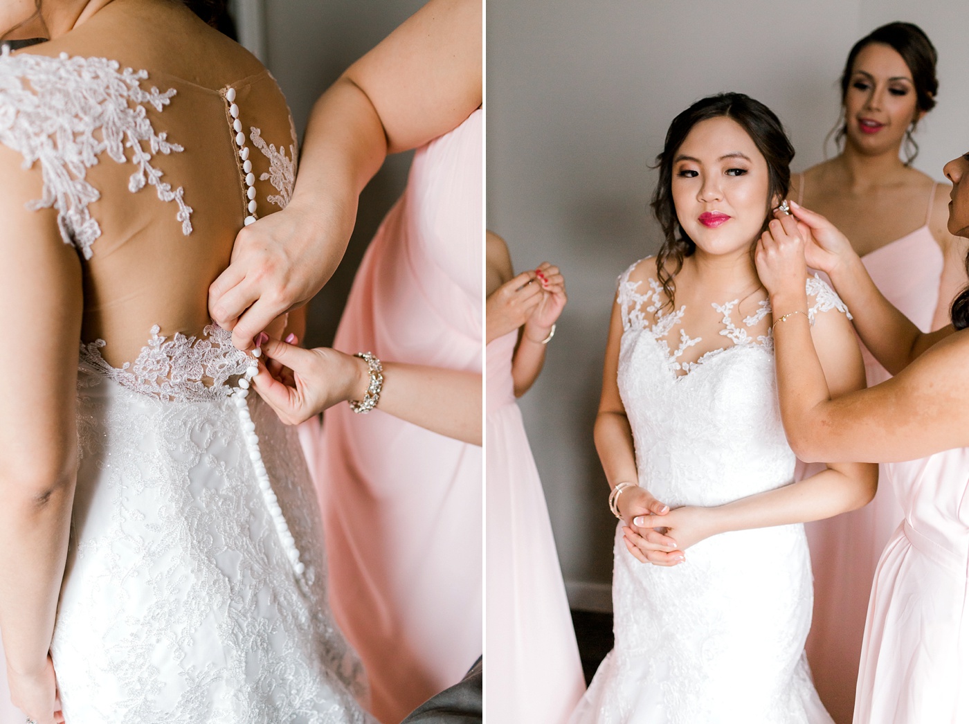 Seattle Bride getting ready with her bridesmaids