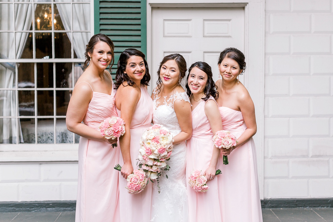 Weddington Way pink bridesmaids dresses