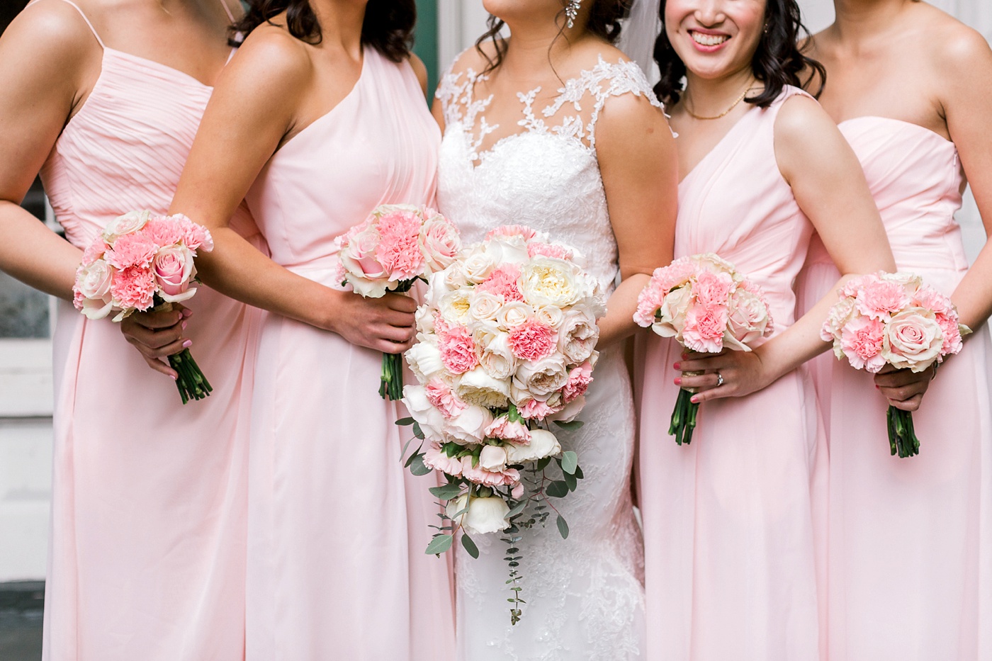 Weddington Way pink bridesmaids dresses