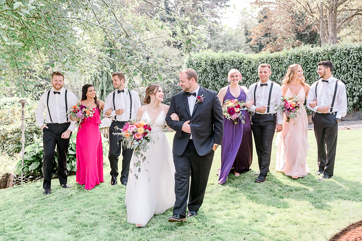 Colorful Bridal Party