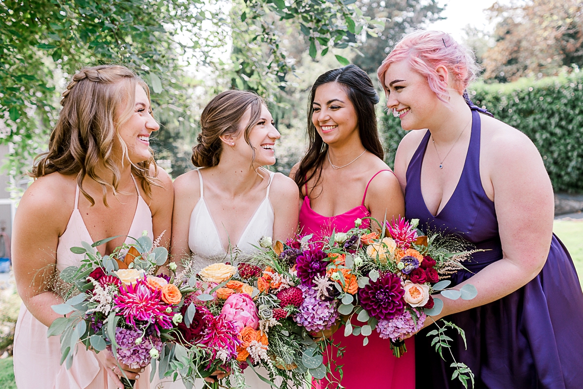 Colorful Bridal Party