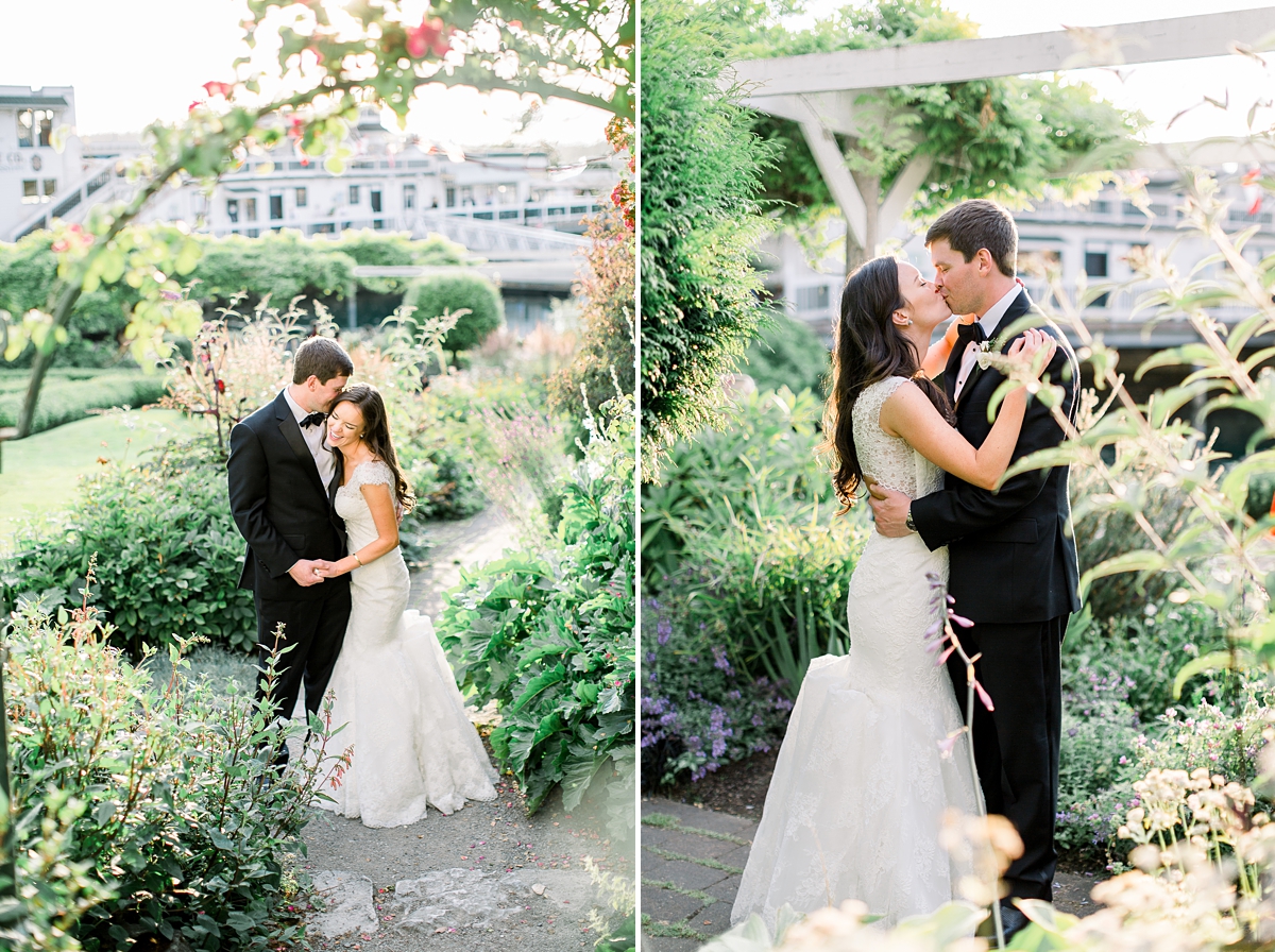 Sunken Garden Wedding Portraits