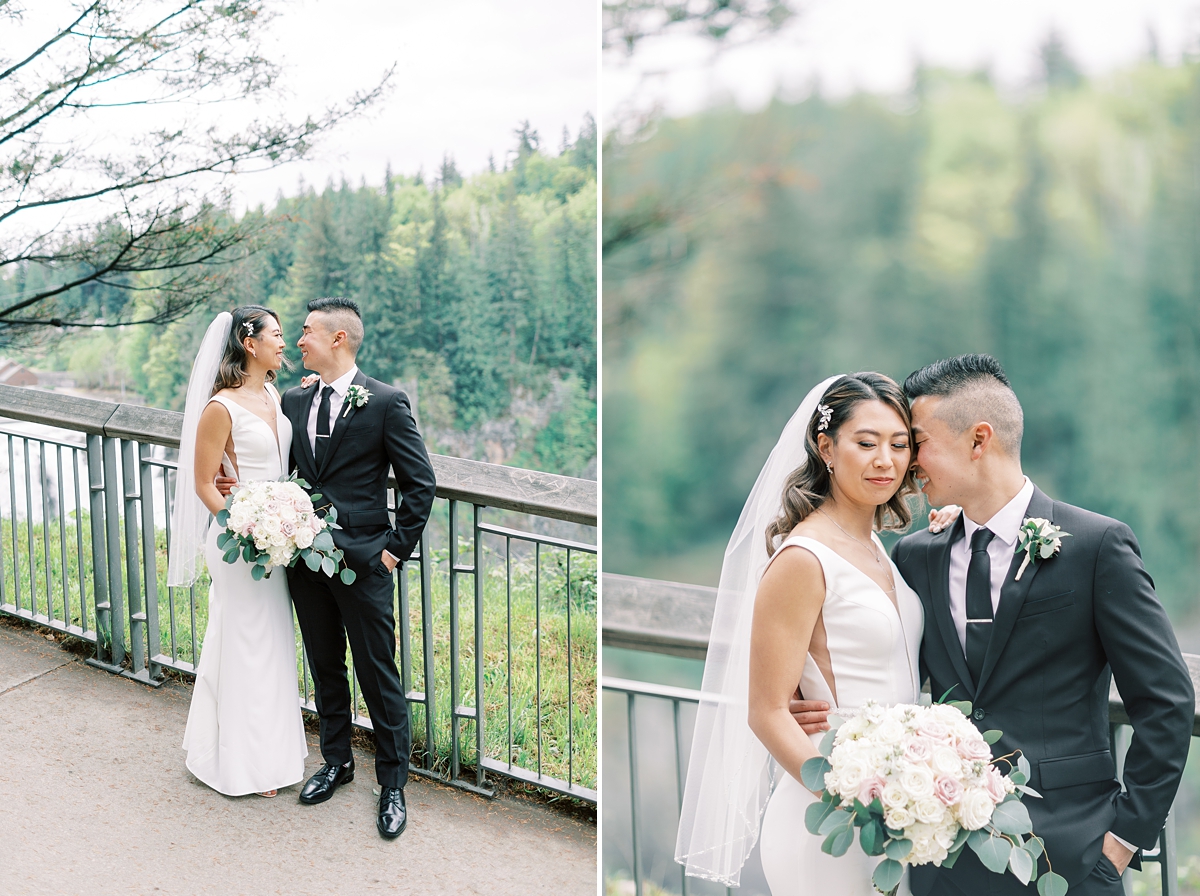 Seattle wedding at Snoqualmie Falls