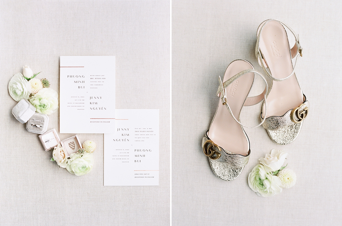 Minted invitations in vietnamese