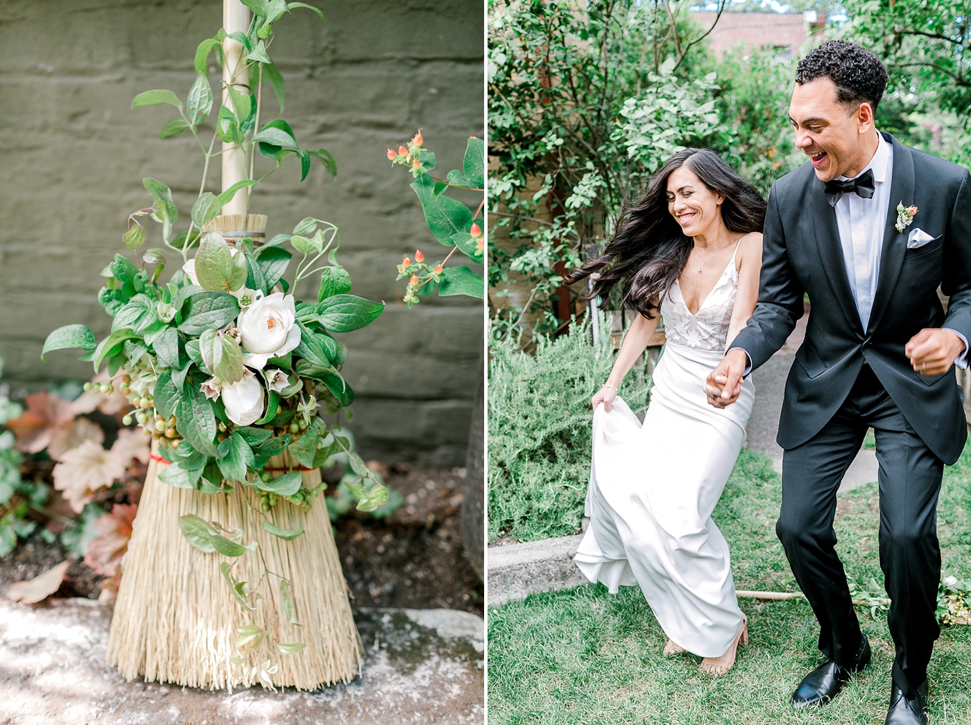 Jumping the Broom wedding tradition