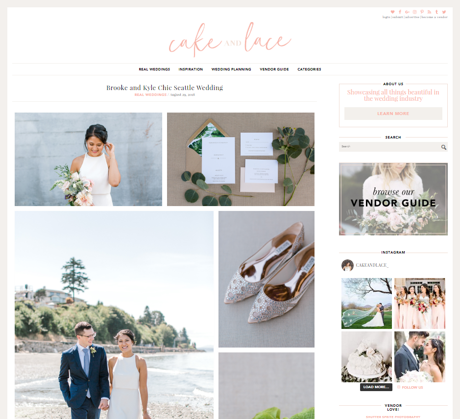 Featured Seattle Wedding Photographer